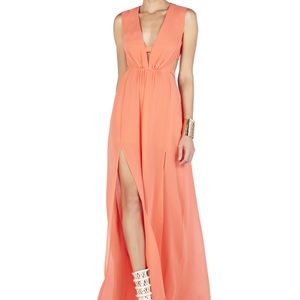 BCBGMAXAZRIA Alda Cutout Gown